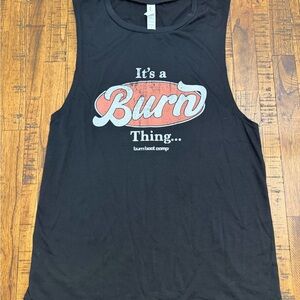 Burn Boot Camp Black Muscle Tee